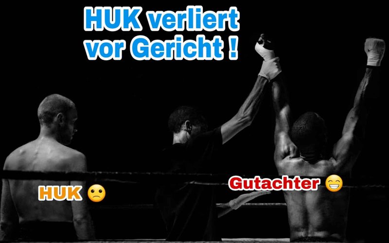 Gutachter gewinnt gegen die HUK