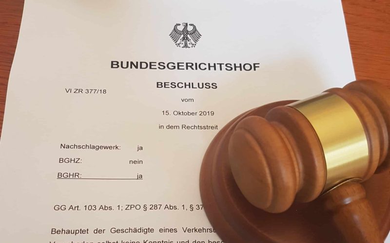 Vorschaden - Bundesgerichtshof